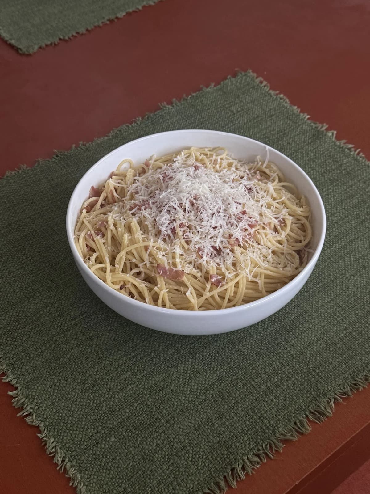 Aglio olio s pancettou